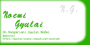 noemi gyulai business card